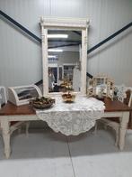 Eettafel met  4 (Barok) stoelen, Huis en Inrichting, Tafels | Eettafels, Ophalen, Gebruikt, Barok, 200 cm of meer