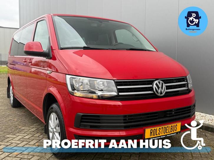 Volkswagen Transporter Caravelle Rolstoelbus (Airco) Deluxe, Auto's, Bestelauto's, Bedrijf, Te koop, Aangepast voor mindervaliden