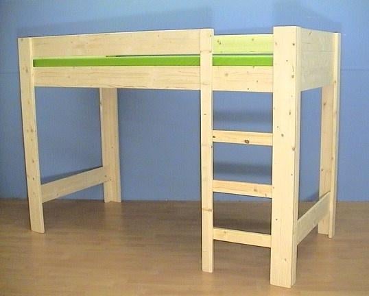 Hoogslaper HENRY 145 en 170 cm hoog 1,8 cm dik hout, Kinderen en Baby's, Kinderkamer | Stapelbedden en Hoogslapers, Ophalen of Verzenden