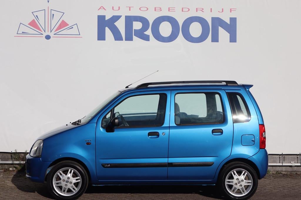 Suzuki Wagon R+ 1.3 FreeStyle|Automaat|Airco|nette auto!|, Auto's, Suzuki, 94 pk, Stof, Zwart, Bedrijf