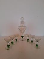 Antieke karaf met glaasjes, Antiek en Kunst, Antiek | Glas en Kristal, Ophalen