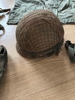 Legerkleding, helm en tassen KL oud model, Ophalen, Landmacht, Nederland