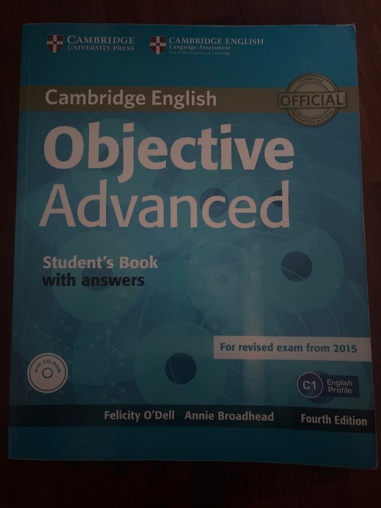 Cambridge English Objective Advanced Student's Book + Answer, Boeken, Taal | Engels, Zo goed als nieuw, Non-fictie, Verzenden
