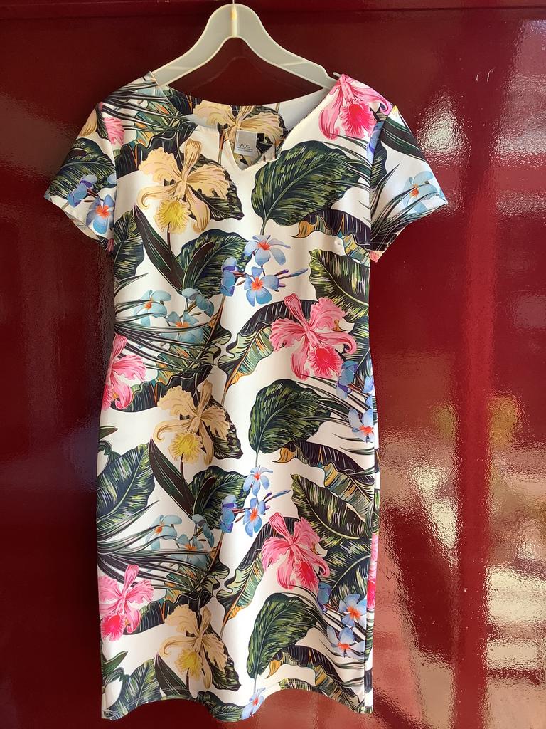 Fos Amsterdam jurk. Xl., Kleding | Dames, Jurken, Ophalen of Verzenden, Zo goed als nieuw, Maat 46/48 (XL) of groter, Onder de knie