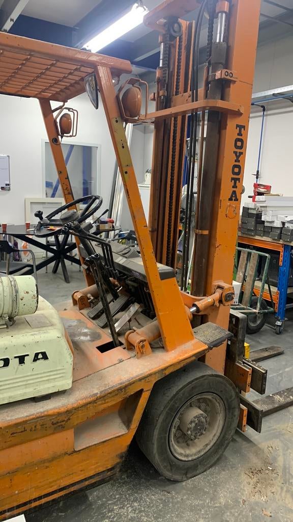 Heftruck gas Toyota, Doe-het-zelf en Verbouw, Ophalen, Gebruikt