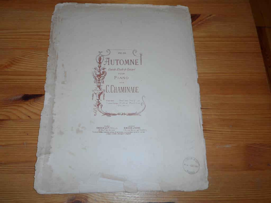 C. Chaminade, Gebruikt, Ophalen of Verzenden, Artiest of Componist, Piano