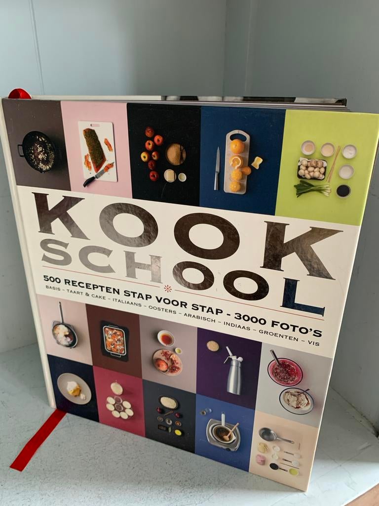 Kookschool: 500 Recepten Stap voor Stap - 3000 Foto's, Boeken, Ophalen of Verzenden, Zo goed als nieuw, Overige gebieden, Voorgerechten en Soepen
