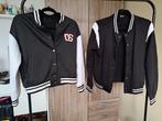 ALS NIEUW !! 2 bomber baseball jas jack mt L, Ophalen of Verzenden, Zo goed als nieuw, Maat 38/40 (M), Zwart