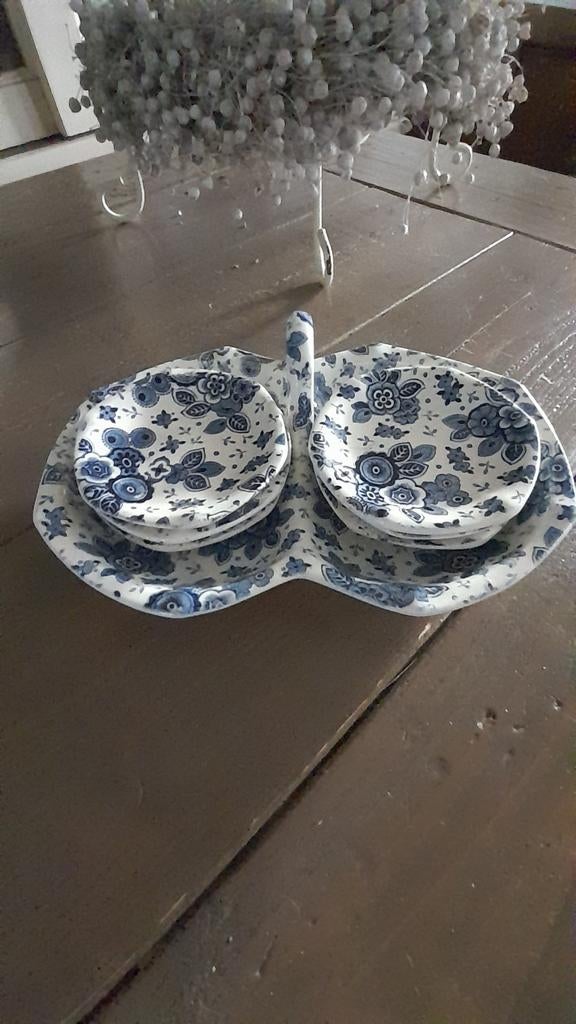 Petitfour stel Beatrix-servies Societe Ceramique 6 pers., Antiek en Kunst, Ophalen of Verzenden