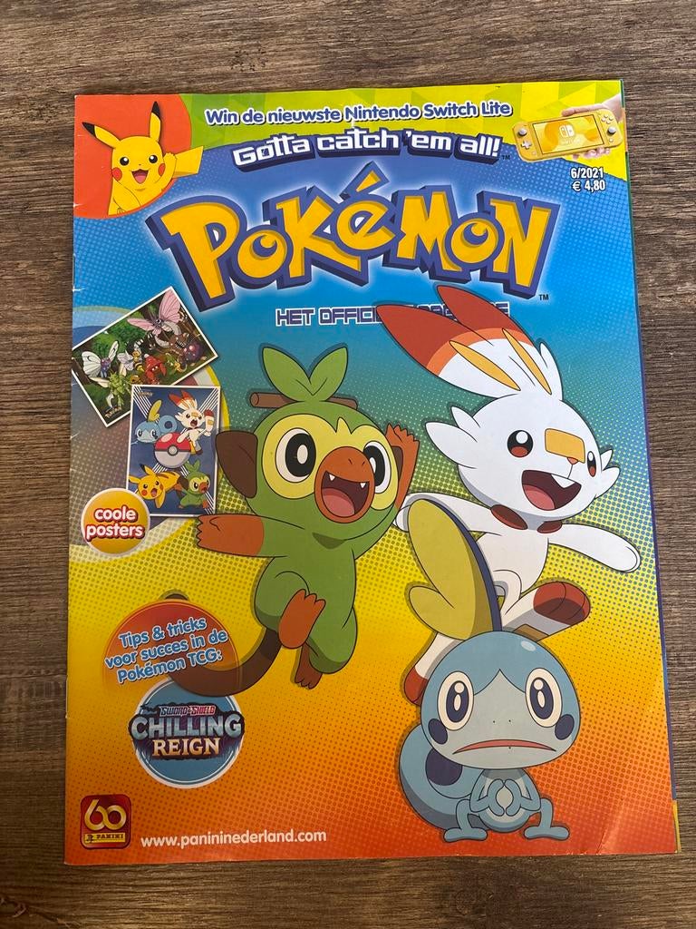 Pokémon tijdschrift 6/2021, Ophalen of Verzenden, Gelezen, Overige typen