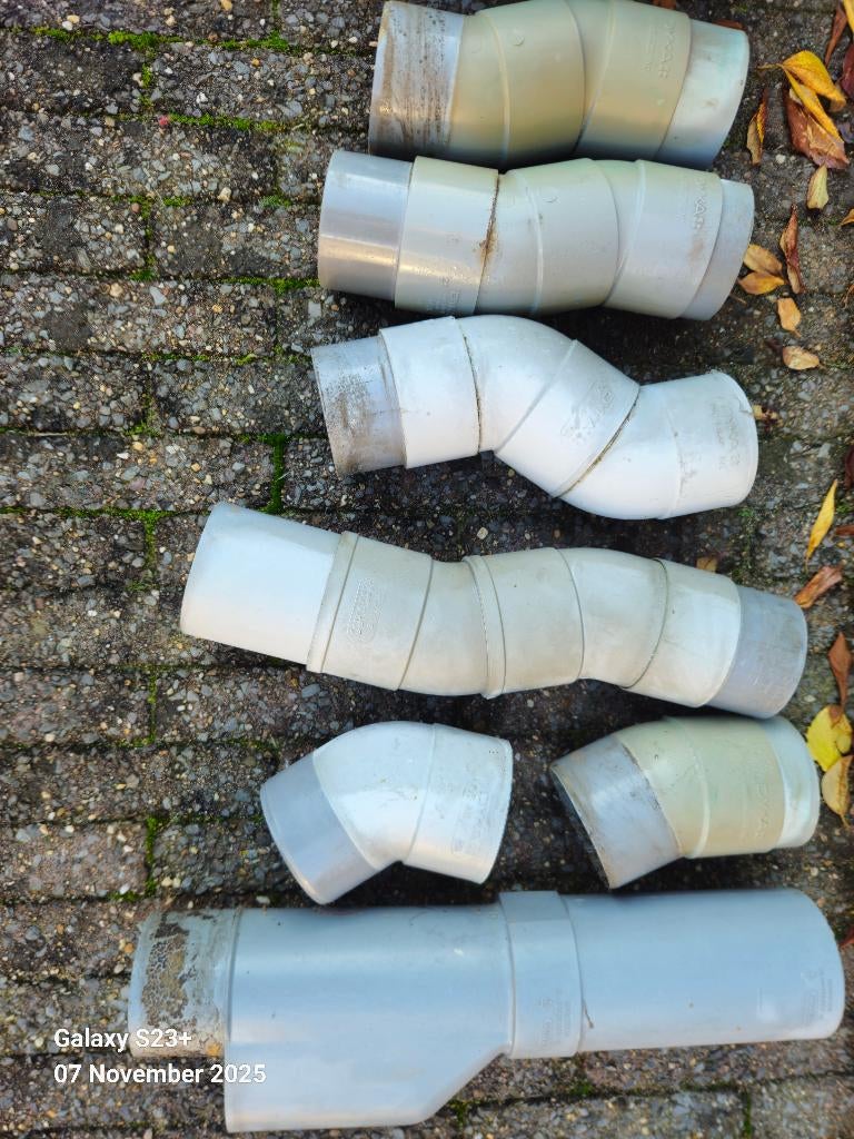 Regenpijpen/Hemelwaterafvoeren PVC, Ophalen, Afvoer, Gebruikt, Pvc