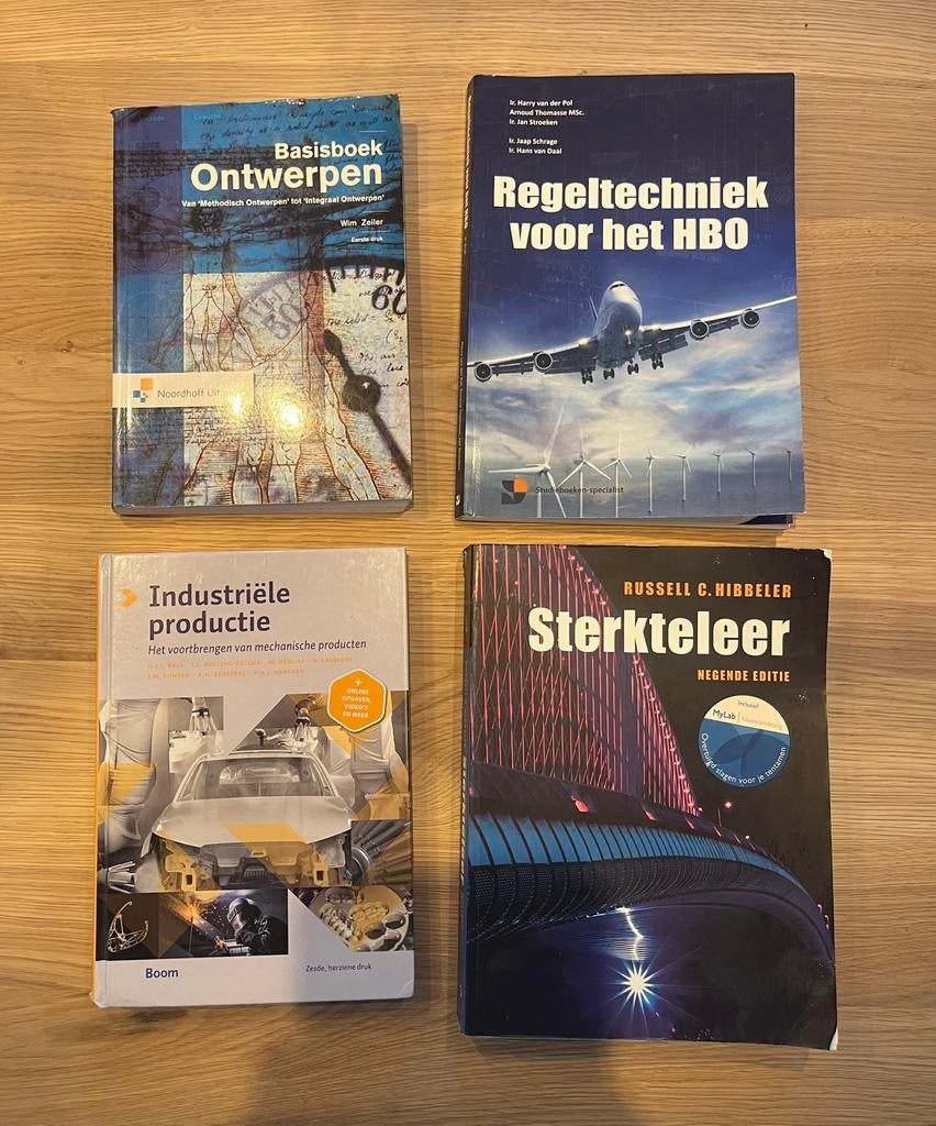 Studieboeken HBO Werktuigbouwkunde, Boeken, Ophalen of Verzenden, Beta, Gelezen, HBO