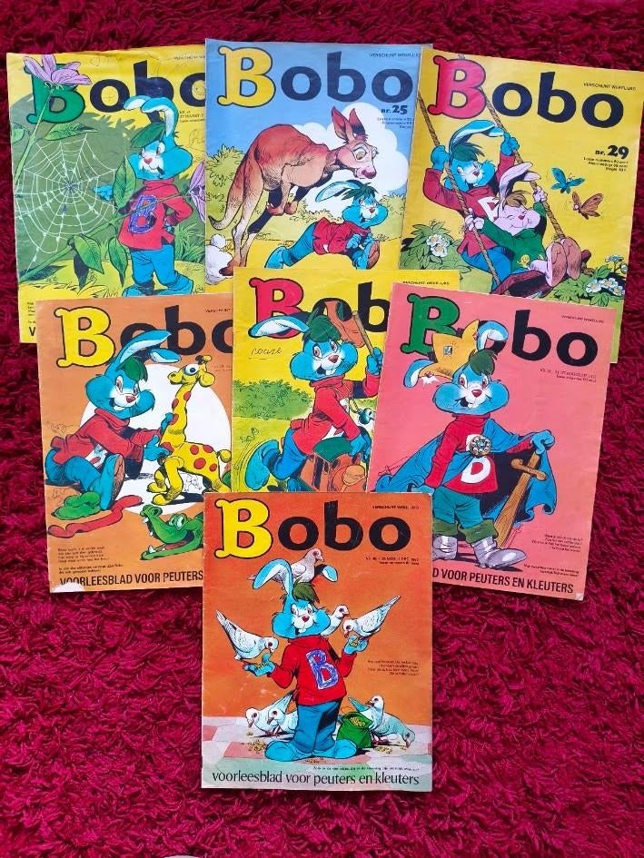 Bobo voorleesblad voor peuters en kleuters ( 7 stuks ), Ophalen of Verzenden, 1980 tot heden, Tijdschrift