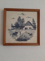 Vintage Sphinx Tegeltableau - Hollands Landschap, Ophalen