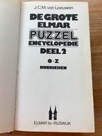 De Grote Elmar Puzzel Encyclopedie - Deel 1 & 2, Ophalen of Verzenden, Gelezen, Algemeen, Complete serie