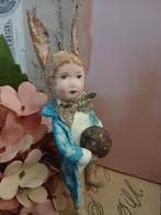 Prachtig brocante wattenpopjes konijn met paasei Pasen, Diversen, Ophalen of Verzenden