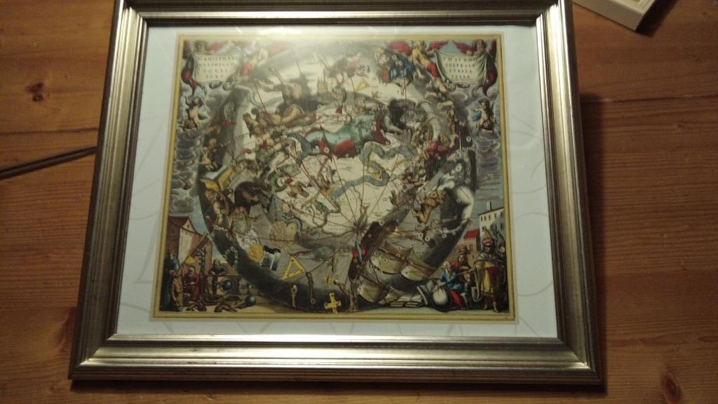 Zuidelijk Halfrond - Andreas Cellarius (1660) - 42x34 cm, Boeken, Atlassen en Landkaarten, Ophalen of Verzenden