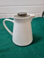 theepot melitta vintage wit porselein, Ophalen of Verzenden