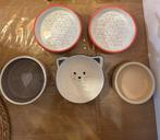 Katten voerbakjes, Ophalen, Gebruikt