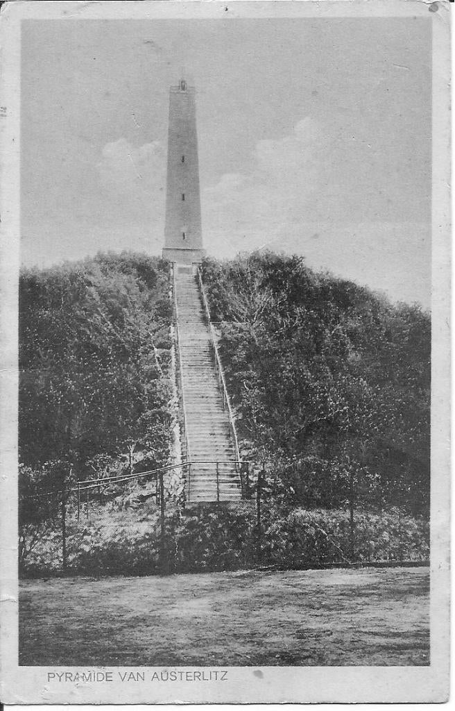 Pyramide van Austerlitz  Maarn., Verzamelen, Ansichtkaarten | Nederland, Ophalen of Verzenden, 1920 tot 1940, Gelopen, Utrecht