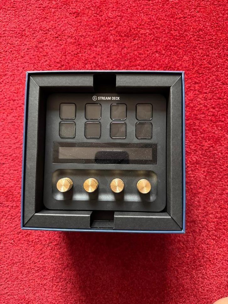 Elgato Streamdek Plus (Golden knobs + USB dock), Audio, Tv en Foto, Professionele Audio-, Tv- en Video-apparatuur, Zo goed als nieuw