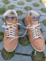 Van Lier hoge sneakers bruin leer maat 10.5, Bruin, Van Lier, Ophalen of Verzenden, Sneakers of Gympen