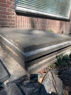 Betonnen tuin-/terrastegels 100x100cm - 6 stuks, Ophalen, Gebruikt, 5 tot 10 m², Beton