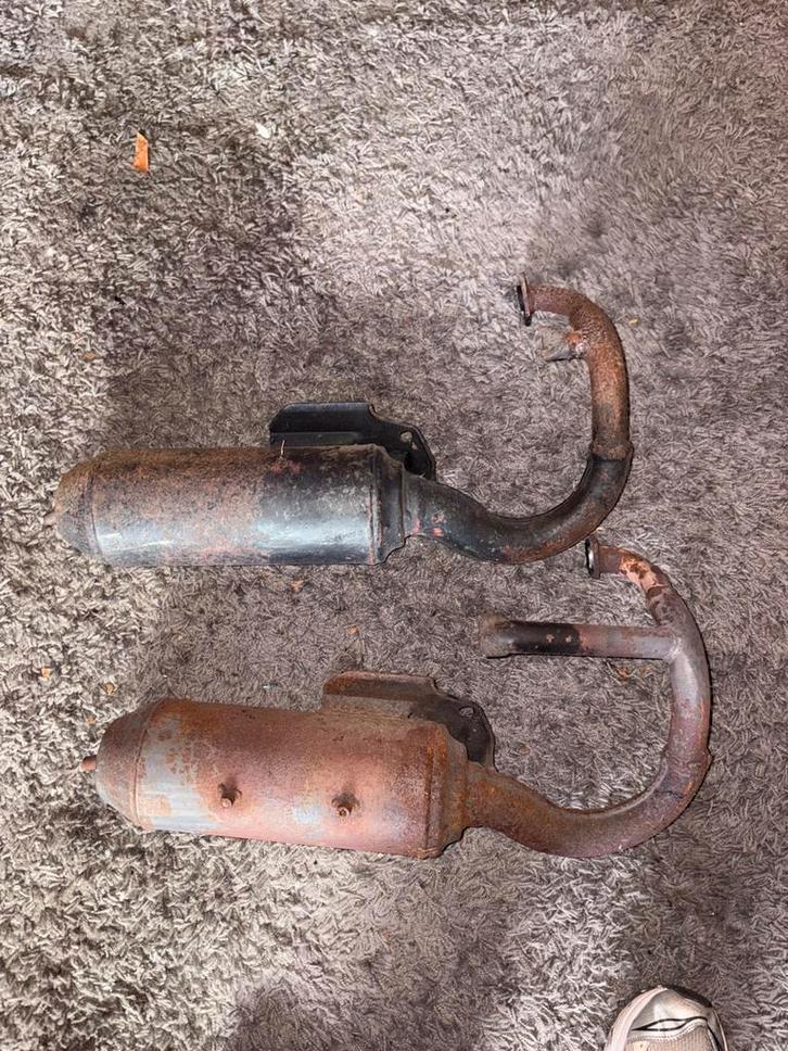 Brom uitlaat peugeot, Fietsen en Brommers, Brommers | Tuning en Styling, Zo goed als nieuw, Ophalen