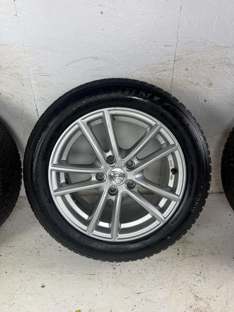 Volkswagen Golf Caddy Seat Leon velgen 16" 5x112 winterset, Niet ingevuld, Gebruikt, 16 inch, Banden en Velgen