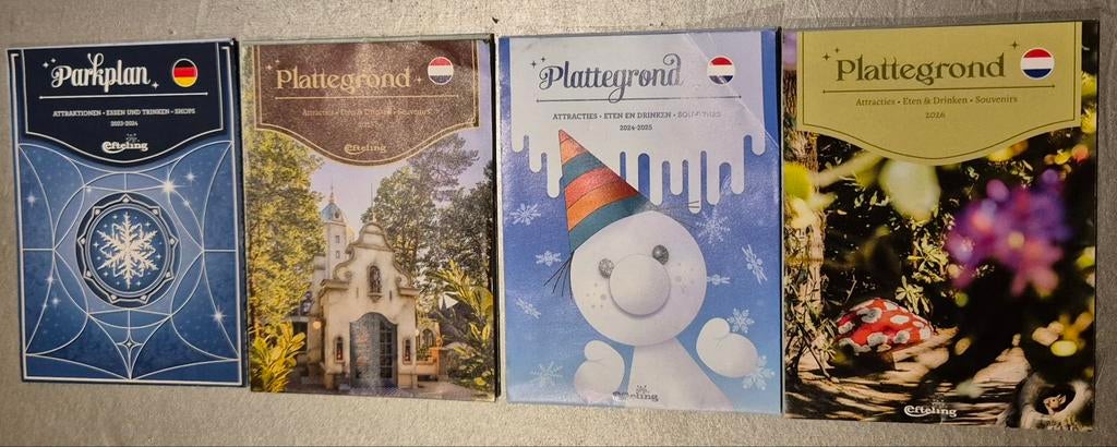 Plattegronden Efteling 2023-2024 2024-2025 2025 2026, Verzamelen, Efteling, Ophalen of Verzenden, Nieuw, Button of Speldje