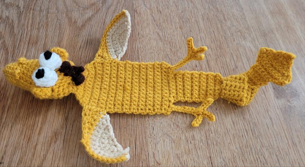 gehaakte boekenlegger andarna, fourth wings, Ophalen of Verzenden, Nieuw, Haken, Overige typen