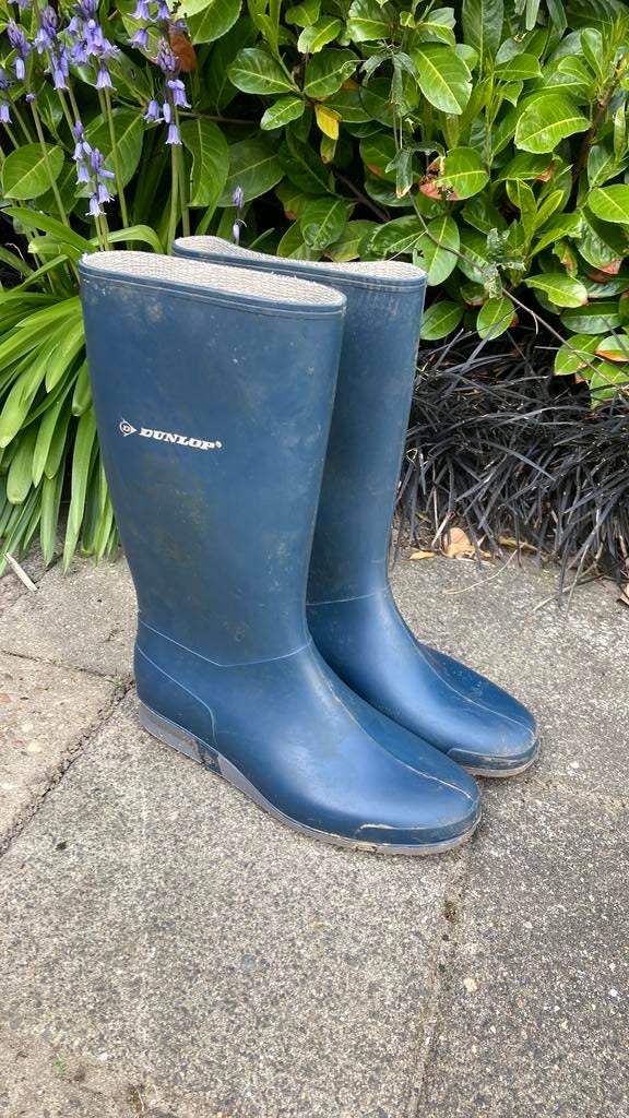 Regenlaarzen Dunlop mt. 42, Ophalen, Zo goed als nieuw, Laarzen