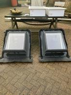 2 x ubbink dakraam met afwerkrand 20 cm diep .HR.++glas., Ophalen, Gebruikt, Minder dan 80 cm, Minder dan 80 cm