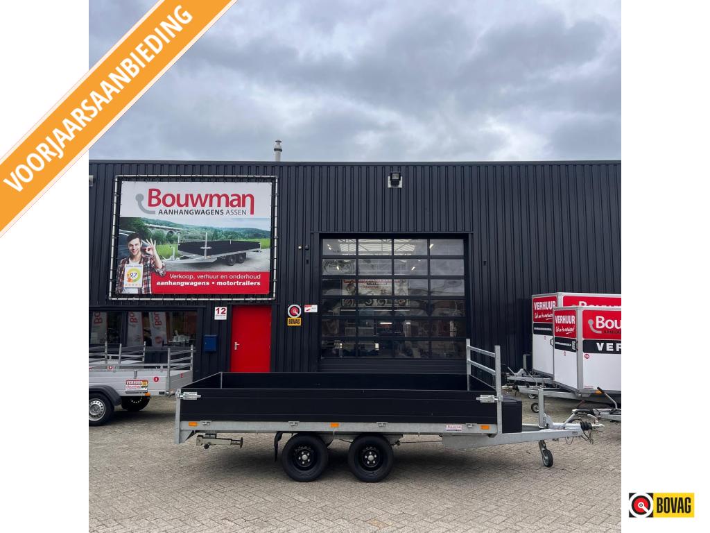 Saris PL 356 170 2700kg black plateauwagen, Gebruikt