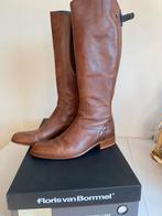 Floris van Bommel hoge leren bruine laarzen, maat 42, Ophalen