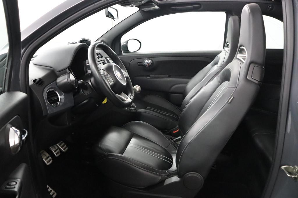 Abarth 500C 1.4 T-Jet 595C Turismo Cabrio |Leder|160PK |1e e, Auto's, Abarth, Voorwielaandrijving, 4 cilinders, Cabriolet, Leder