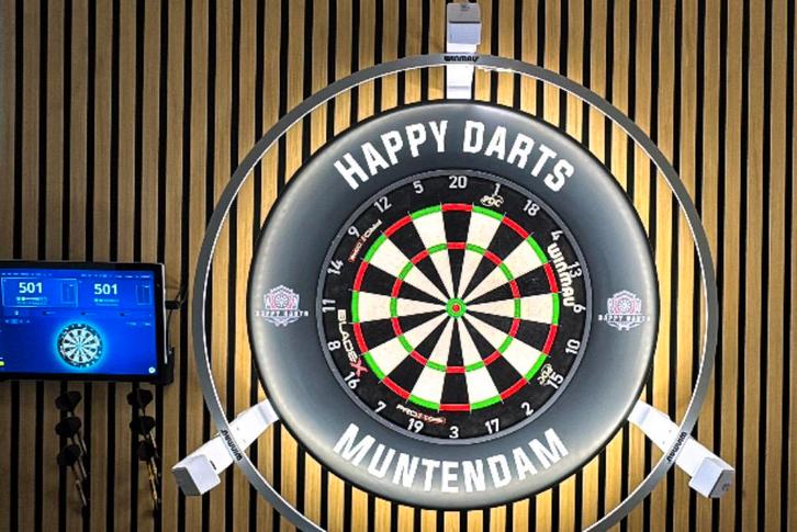 Autodarts camera set + ORGINEEL Winmau Plasma LED Ring, Sport en Fitness, Darts, Zo goed als nieuw, Dartbord, Elektronisch, Ophalen of Verzenden