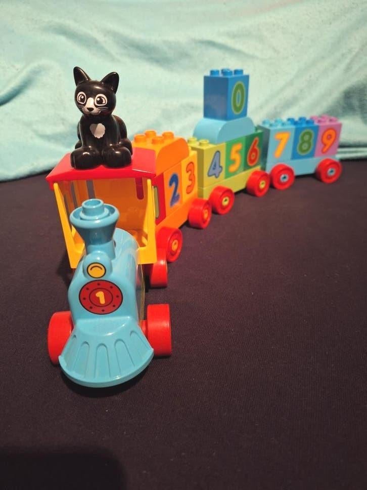 🧡 Duplo Cijfer Getallen Trein + kat 🧡, Kinderen en Baby's, Speelgoed | Duplo en Lego, Ophalen of Verzenden, Zo goed als nieuw