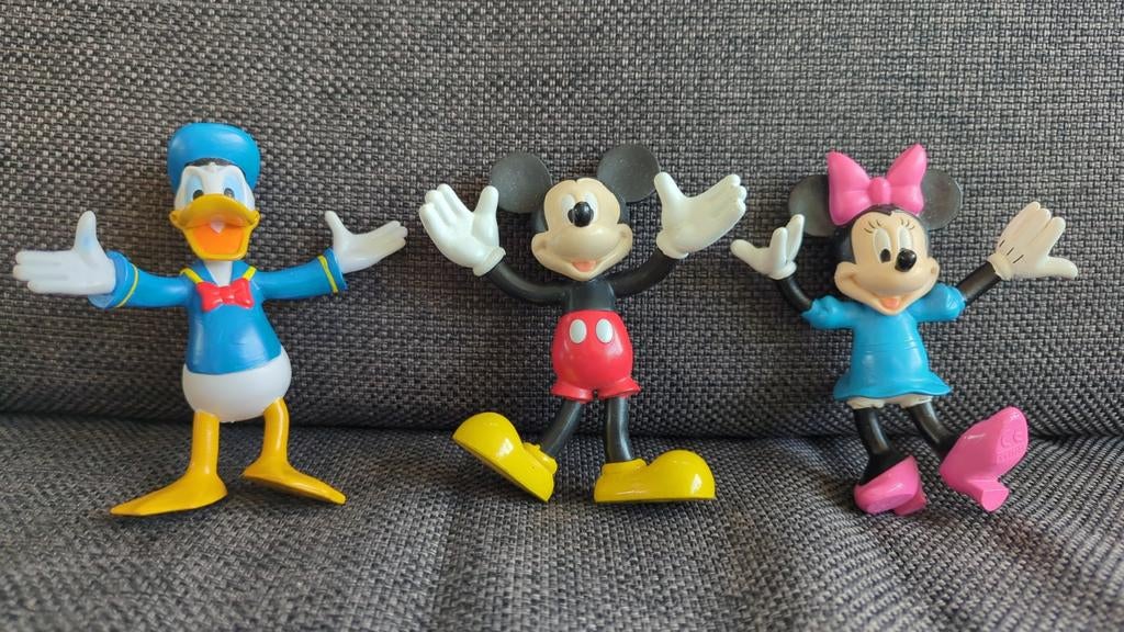 Disney figuren Donald Duck, Minnie en Mickey Mouse (2011), Ophalen of Verzenden