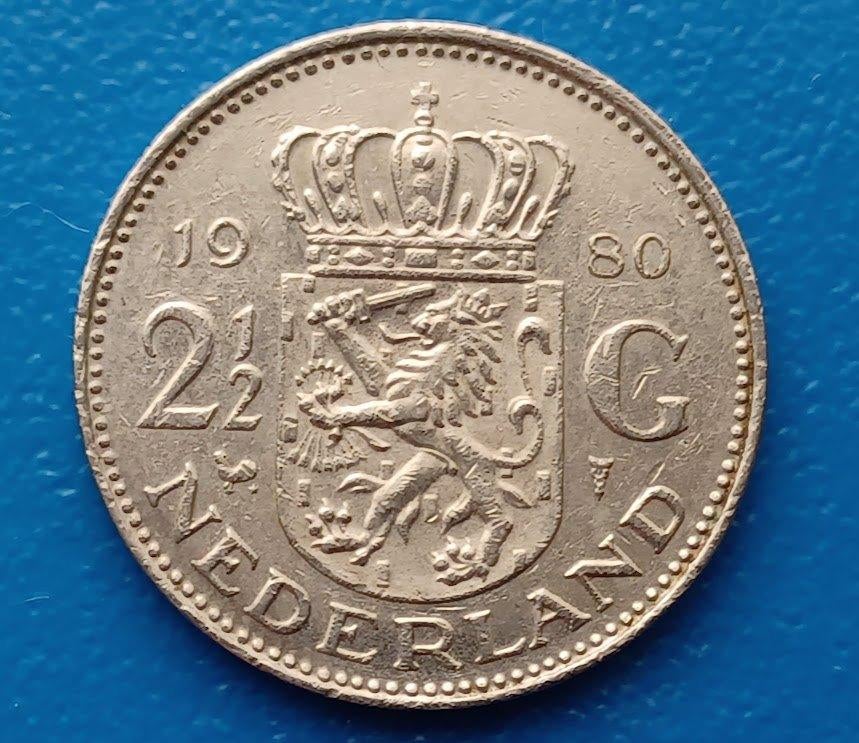 2 1/2 gulden 1980 - Juliana, Verzenden, Koningin Juliana, 1 gulden