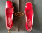 Lak Lederen TOD’S  Pumps., Ophalen of Verzenden, Zo goed als nieuw, Rood