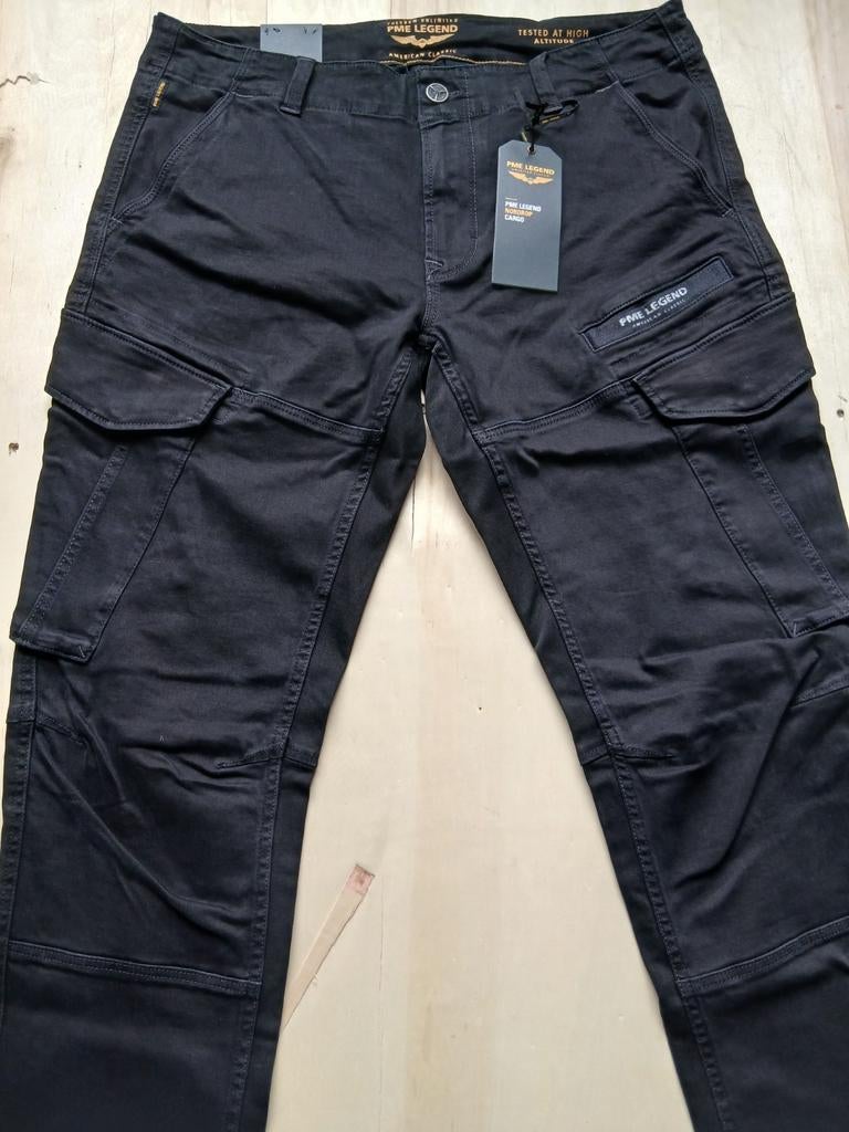 PME Legend Nordrop cargobroek W36 L34, W36 - W38 (confectie 52/54), Zwart, Nieuw, Ophalen of Verzenden