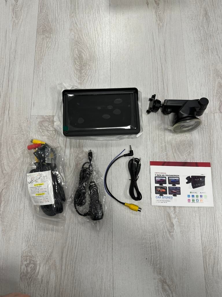 CarPlay & Android Auto 7 in Scherm + Achteruitrijcamera Set, Ophalen of Verzenden, Nieuw