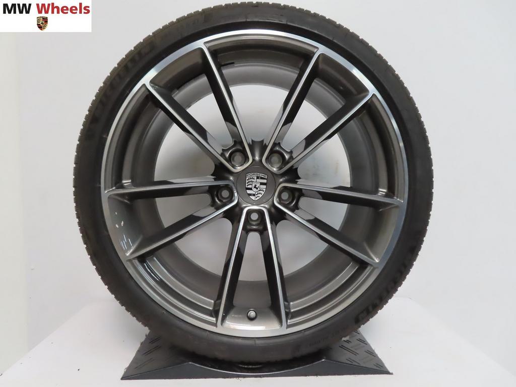 Porsche 911 992 classic 21 inch velgen Michelin winterbanden, Auto-onderdelen, Banden en Velgen, -, -, Banden en Velgen, 20 inch