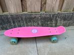 Klein roze skateboard met lichtjes in de wielen, Sport en Fitness, Ophalen of Verzenden, Gebruikt, Skateboard