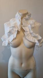Mouwloze bolero- witte ruches -maat 42, Onbekend, Ophalen of Verzenden, Nieuw