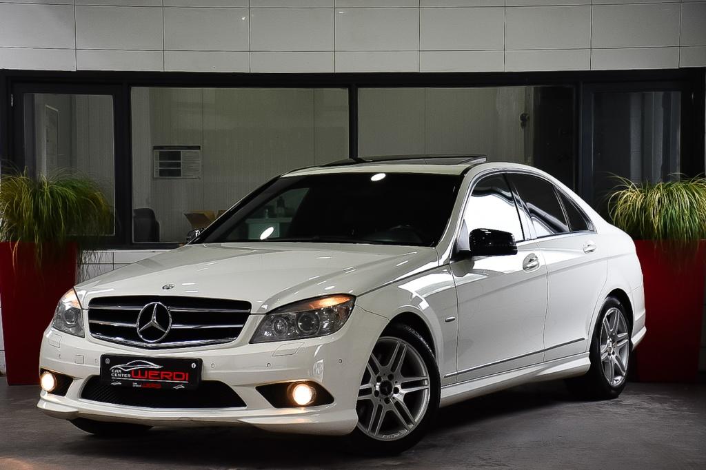 Mercedes-Benz C-Klasse 350 AMG 272PK | 3.5 | PANO | NAVI | L, Auto's, Mercedes-Benz, Automaat, Wit, Leder, Sedan