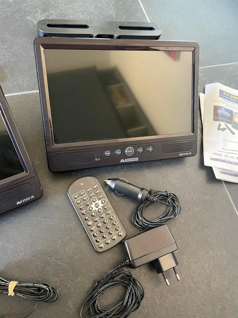 AV 2500 DUO Deluxe Autovision DVD Speler Set, Draagbaar, Ophalen of Verzenden, Zo goed als nieuw, Overige merken