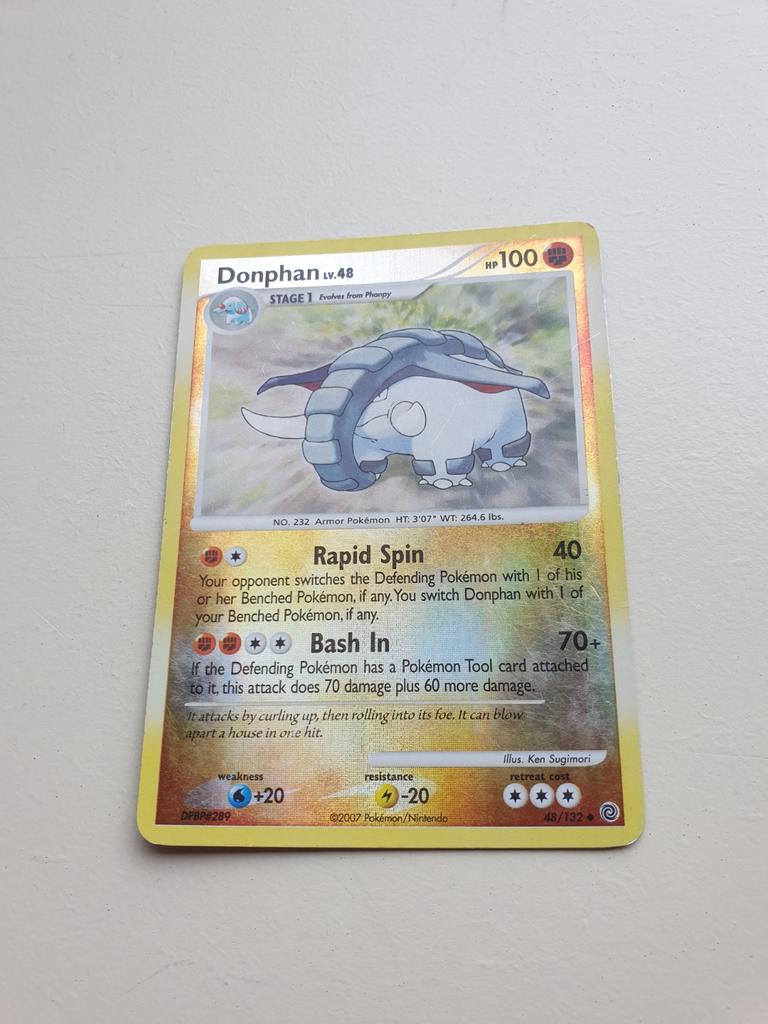 Donphan lvl 48 48/132 reverse holo, Ophalen of Verzenden