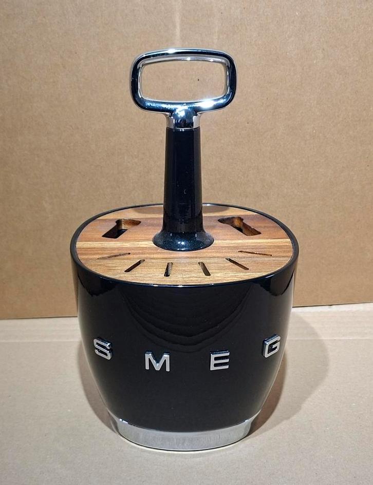 Smeg Bestekhouder - Zwart, Huis en Inrichting, Keuken | Keukenbenodigdheden, Nieuw, Ophalen of Verzenden